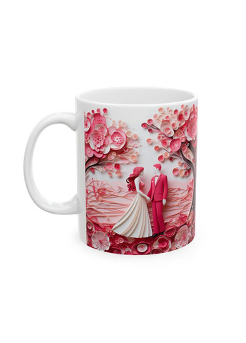 Керамічна чашка з дизайном "Пара закоханих"-2 No Brand (368671298)