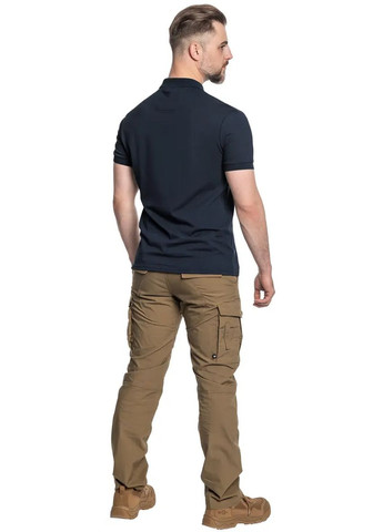 Комбінована футболка moth piquet polo shirt midnight blue Pentagon