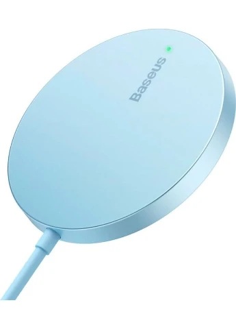 Бездротовий зарядний пристрій Simple Mini3 Magnetic Wireless Charger 15W Blue (CCJJ040303) [90316] Baseus (400982151)