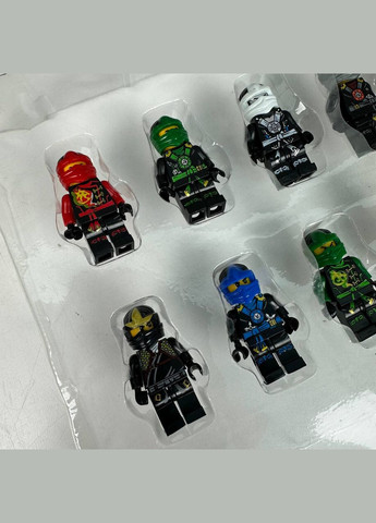Детский набор фигурок героев Ninjago фигурки игрушечные персонажи Ниндзяго 12 шт Diy (321969117)