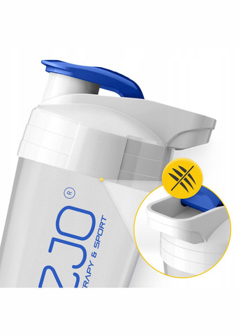 Шейкер спортивний Ultra 700 мл White/Blue (P-5905973407076) 4FIZJO (330487047)