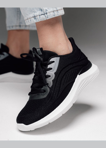 Кроссовки женские черные текстиль Lola Andy чёрные лето (324217720)