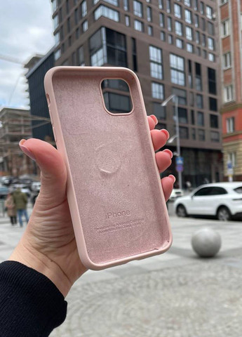 Чехол для iPhone 11 рожевый Pink Sand Silicone Case силикон кейс No Brand (289754149)