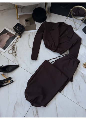 Женский шоколадный костюм No Brand (361022119)