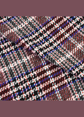 Ткань пальтовая Гледис Клетка бордо IDEIA (306459486)