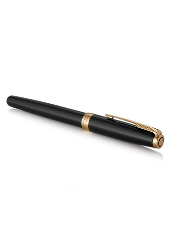 Ручка роллерная SONNET 17 Black Lacquer GT RB Parker (316628303)