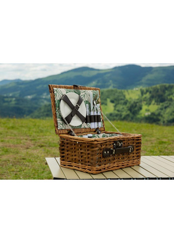 Корзина для пикника на 2 персоны 38 x 26 x 18 см LU010 LUGI (369143579)