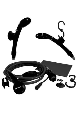 Душ переносной портативный кемпинговый походный туристический автомобильный с насосом 12 V (477367-Prob) Черный Unbranded (296984597)