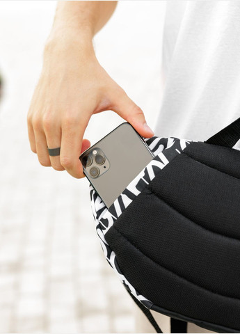 Чоловіча поясна сумка бананка принт "Graphity" Sambag (323159297)