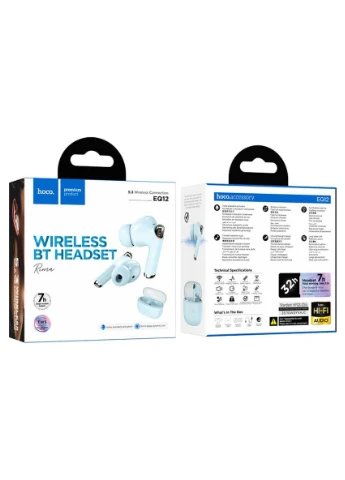 Навушники Rima true wireless BT headset Blue Hoco EQ12 (322416300)