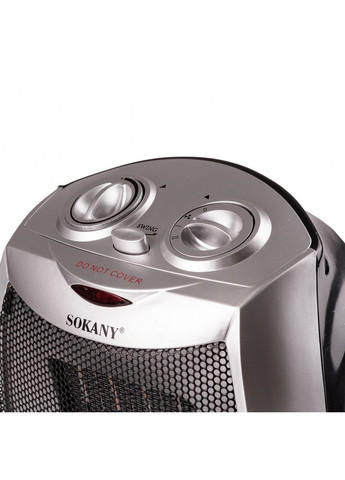 Тепловентилятор обогреватель SK-1653 керамический с поворотным механизмом 2000 Вт. Sokany (303934486)