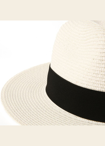 Шляпа федора женская бумага белая CAMILLA LuckyLOOK 843-012 (289478357)