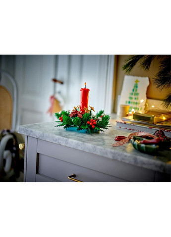 Конструктор Лего іконік Декор різдвяного столу Iconic 40743 Lego (372012397)