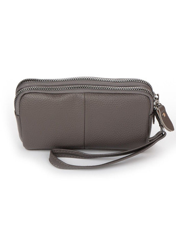 Жіноча шкіряна косметичка Cosmetic 6002-A grey Cossroll (293765225)