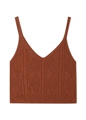 Топ літо,коричневий, Stradivarius (289354438)