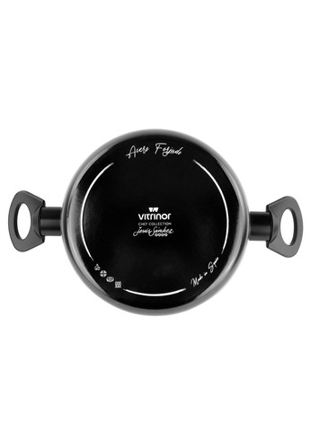 Кастрюля с крышкой CHEF COLLECTION 24 см 3,8 л с антипригарным покрытием Vitrinor (322578719)