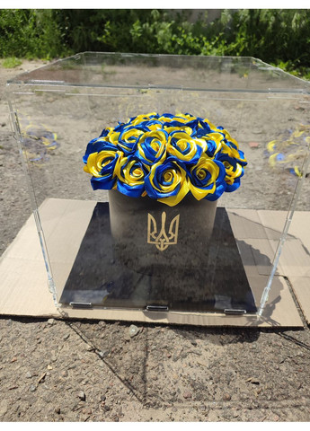 Букет в акриловому кубі No Brand (368672377)