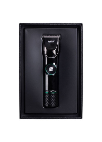 Профессиональная машинка для стрижки волос и бороды с LED-дисплеем и подставкой V-256 (A-034308) VGR (364550730)