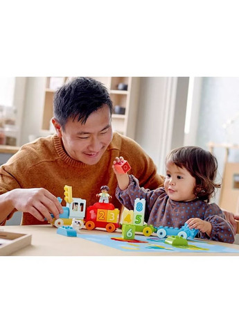 Конструктор Duplo Поезд с цифрами – учимся считать (10954) Lego (369674706)