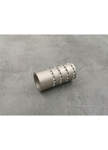 Карниз Барамела кручена штанга подвійний відкритий 25/19 мм 160 см Сатин Quadrum (352778090)