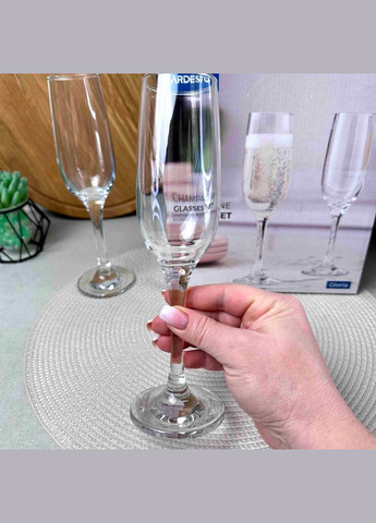 Набор бокалов для шампанского 6шт 215мл Gloria Ardesto (303138273)