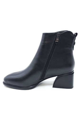 Осенние женские ботинки черные кожаные al-14-5 24,5 см (р) Anna Lucci