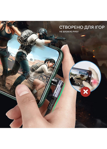 Кабель магнітний із швидкою зарядкою 7 Contact 3 A, 3 в 1 Micro USB/Lightining/Type C, обертання на 540°, 0.5 м Elough (293421486)