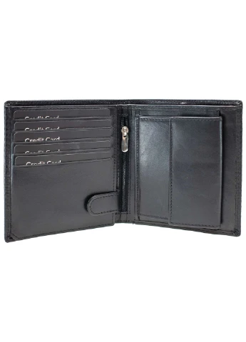 Портмоне мужское кожаное RFID Black (P8268-0) Semi Line (392409939)