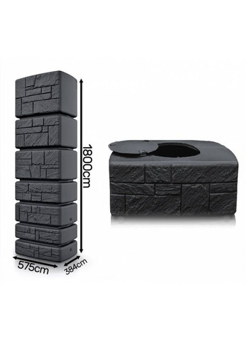 Емкость для уборки дождевой воды Tower Stone 350 л 5905197372495 Prosperplast (369924937)