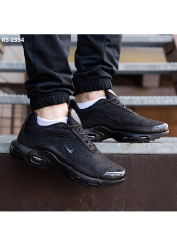 КРОСІВКИ ЖІНОЧІ NIKE AIR TN MAX PLUS BLACK НАЙК АІР МАКС ТН ПЛЮС No Brand чорні демісезони (367169999)