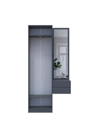 Передпокій Сола (модульний комплект - 2 елементи) / Сірий 105х40х215 (DRS-011746) Doros (361998861)