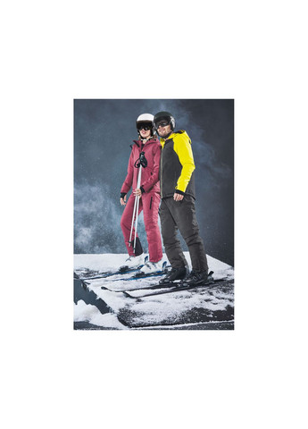 Гірськолижні штани спорт сноуборд утеплені для жінки 363596 бордовий Crivit (264382257)