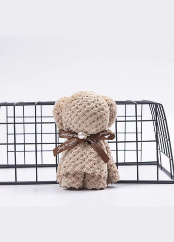 М'якенький рушник з мікрофібри у вигляді Ведмедика світло-коричневий ( TA0030_1 ) No Brand світло-коричневий