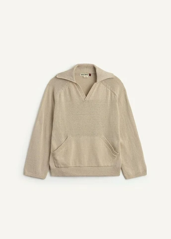 Молочный демисезонный свитер Zara