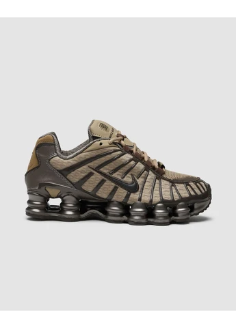 Зелені кросівки чоловічі nike shox tl khaki ironstone off noir найк шокс тл зелені демісезон No Brand