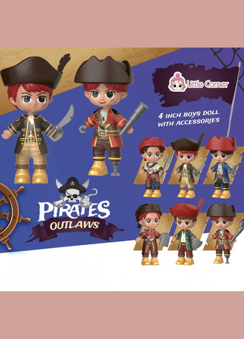 Коллекционная фигурка-сюрприз "Приключения Пиратов" Remzona (334293881)