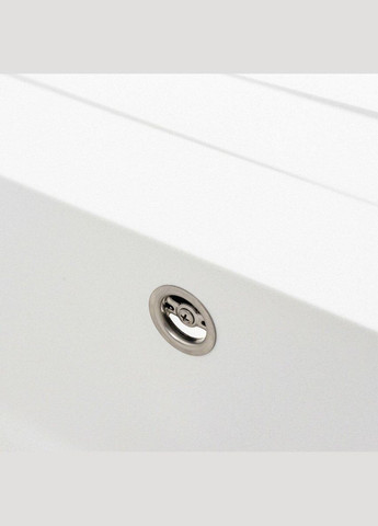 Кухонна мийка гранітна матова 7050 CASCADA білосніжний Platinum (342069286)