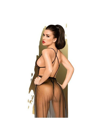 Черное комплект боди и юбка - best foreplay black l/xl Penthouse