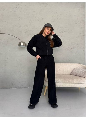 Теплый женский костюм двойка (худые на молнии), тринитка на флисе, размер (арт. 899TB) No Brand (365783938)