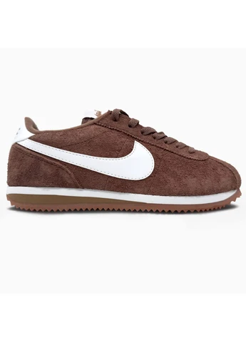 Коричневые летние кроссовки nike cortez light brown найк кортез No Brand