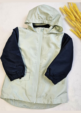 М'ятна демісезонна дитяча тепла демісезонна куртка 3в1 на флісовій підкладці Lupilu Куртка