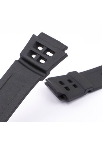 Ремінець для годинника Casio чорний полімерний 18 мм класичний для чоловіків жінок унісекс пряжка ProDobro (367264426)