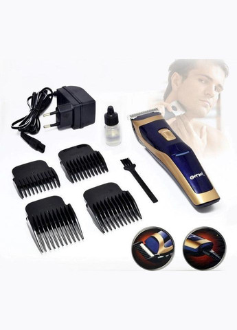 Машинка Для стрижки Волосы Gm-6005 / Лезвие нержавеющей стали/4 съемные насадки Gemei (346048359)