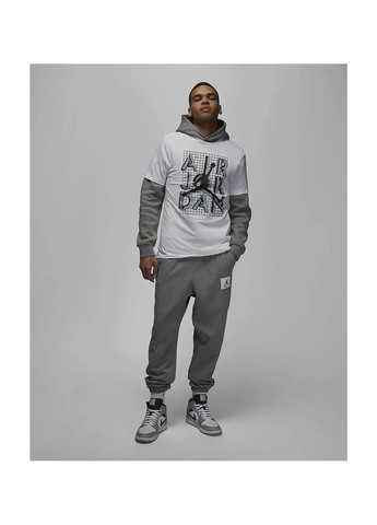 Біла футболка чоловіча t-shirt brand white Air Jordan