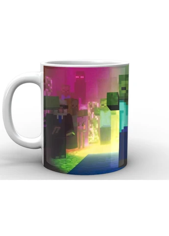 Кружка с принтом Minecraft Майнкрафт зомби МС.02.017 Кружка керамическая 0,33 GeekLand (378961193)