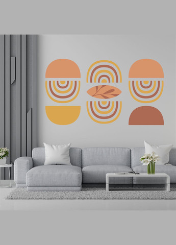 Виниловая интерьерная на стену, обои и другие поверхности "Boho style. Бохо" из Оракала Кавун наклейка (316190356)