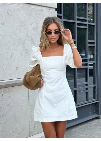 Молочна сукня melissa молочного кольору milirud