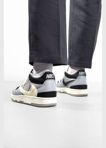 Сірі Осінні кросівки чоловічі nike mac attack grey beige | найк мак аттак сірі бежеві No Brand