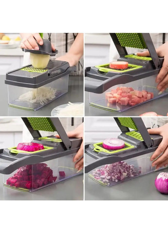 Комплект набор овощерезка измельчитель слайсер для нарезки овощей фруктов со складной доской миской для разделки (480866-Prob) Unbranded (346389823)