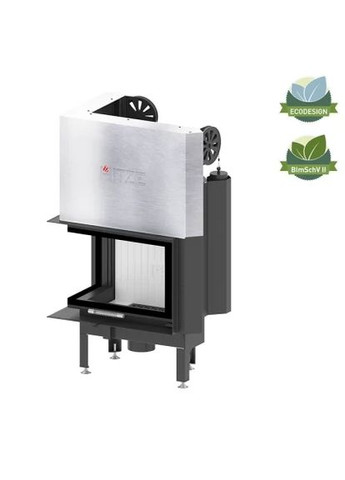 Камінна топка ALBERO AL9LG.H-DBI Cкло декор+додаткове внутрішнє скло цільногнуте Hitze (370385005)